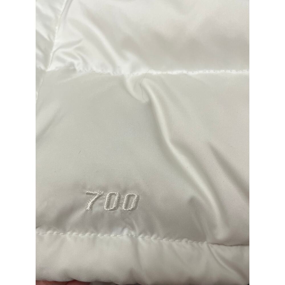 The North Face 700 Down Nuptse Vest Women M White Goose Puffer Y2K Gorpcore - Picture 11 of 15